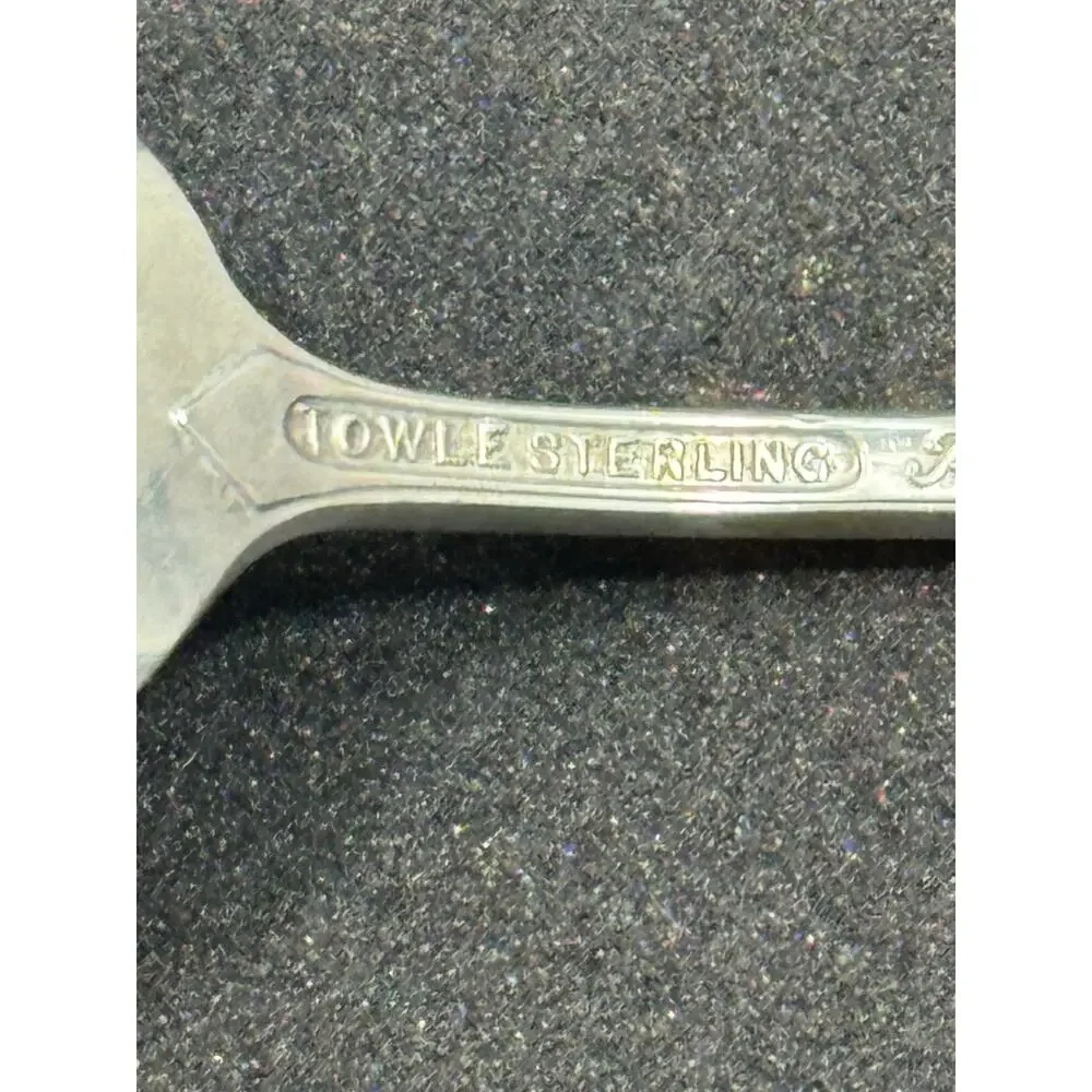 Towle CASCADE Sterling Demitasse Spoon 1933 No Mono 4 1/4”